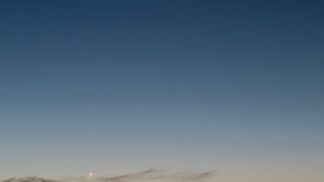 The Moon, Venus and M 44