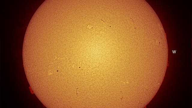 H-Alpha-Sonne vom 13. Dezember 2022