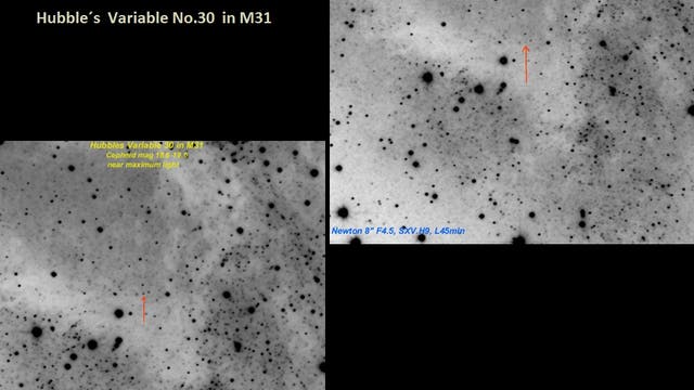 Hubbles Variabler No. 30 in Messier 31