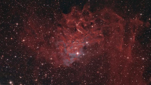 IC 405 Flaming Star Nebel