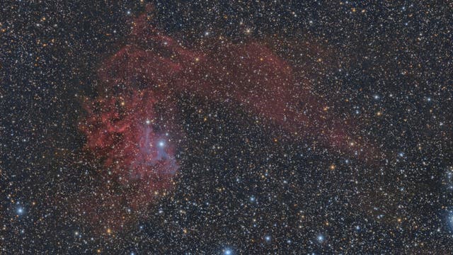 Flaming Star IC 405