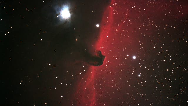 IC 434 und Barnard 33 (Pferdekopfnebel)