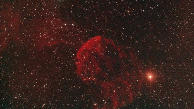 Supernovaüberrest IC 443 (Quallennebel) im Sternbild Zwillinge (Gemini)