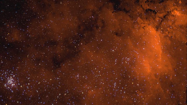 Sternhaufen NGC 6231 und Emissionsnebel IC 4628, Skorpion