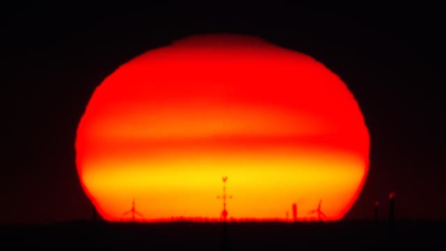 Sonnenuntergang von Sternwarte Remscheid