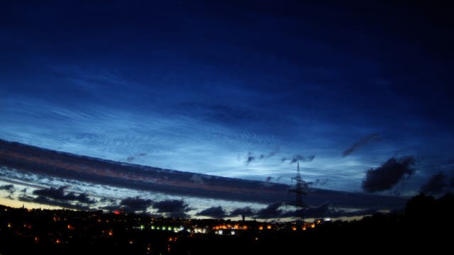 NLC Leuchtende Nachtwolken über Remscheid