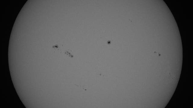 Sonnenflecken am 3. April 2025