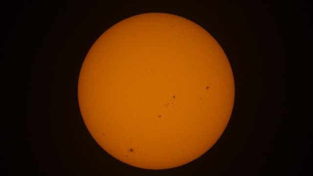 Die Sonne am 6. August 2024 