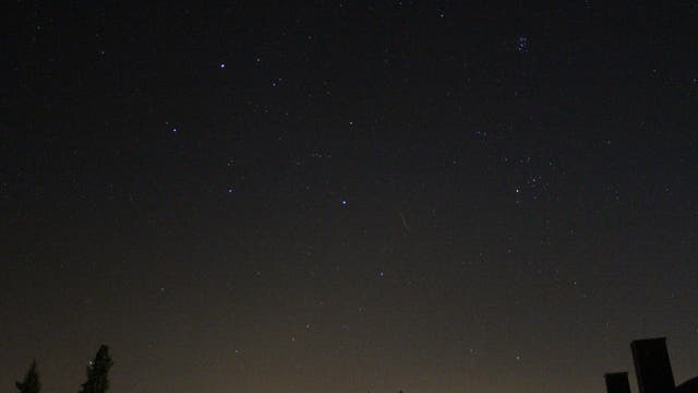 Perseiden-Meteor 7