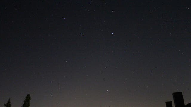 Perseiden-Meteor 5