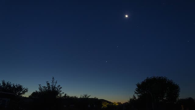 Merkur - Venus - Jupiter - Mond