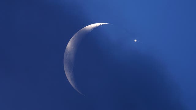 Jupiter wird durch Mond bedeckt (Austritt)