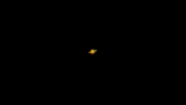 Erstes Saturnbild