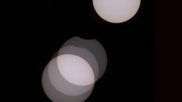 Sonnenfinsternis über Herne am 10. Juni 2021 