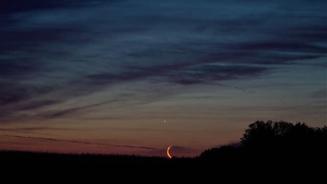 Mondaufgang mit Venus