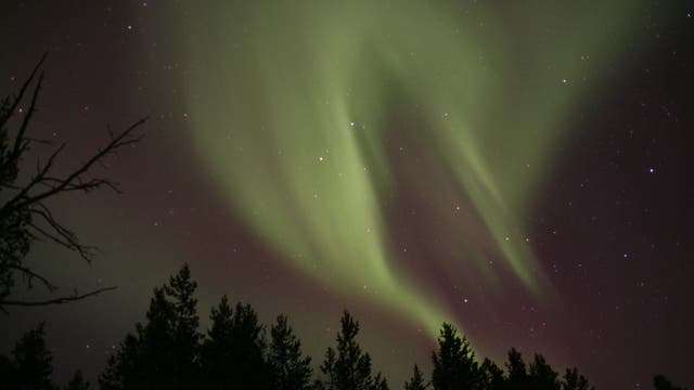 Polarlichtaufnahmen in Lappland 