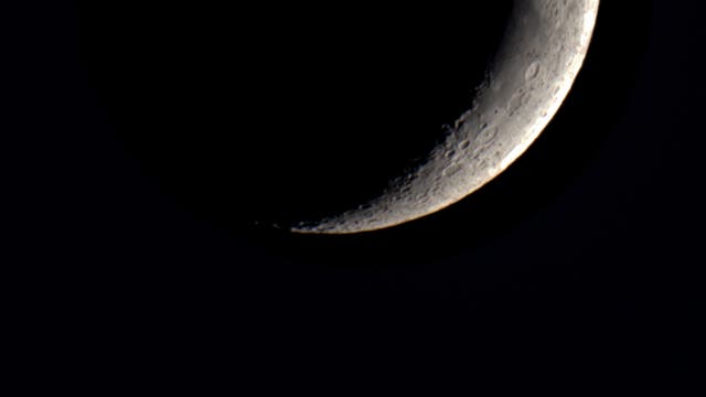 Konjunktion von Mond und Saturn am 11. November 2018