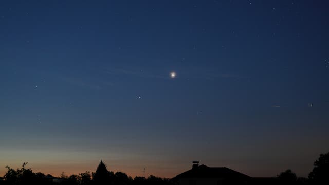 Venus und Jupiter, 7. August 2025 (2)