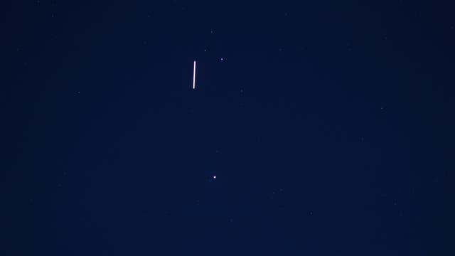 ISS im Sternbild Kleiner Hund