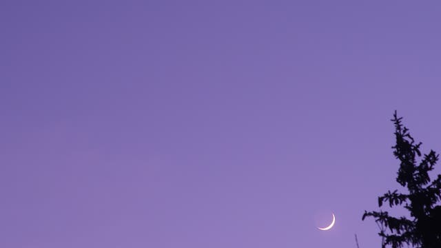 Venus und Mond am 22. April 2023