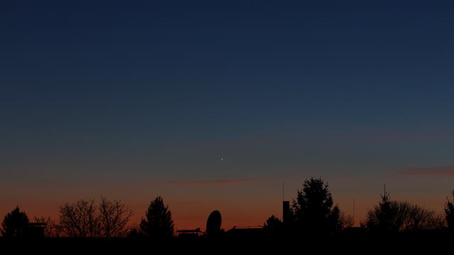 Abendsterne Venus und Merkur