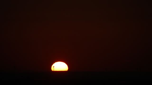 Venustransit bei Sonnenaufgang
