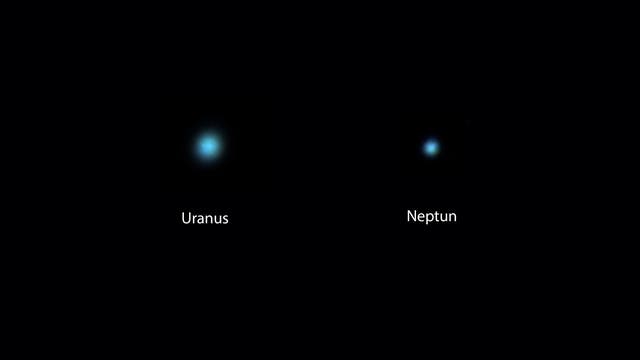 Uranus und Neptun