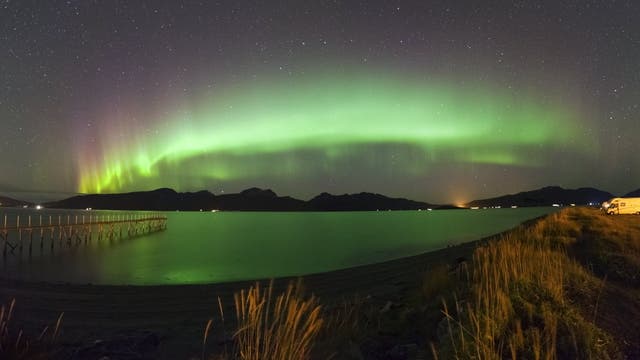 Polarlichter nahe Tromsö
