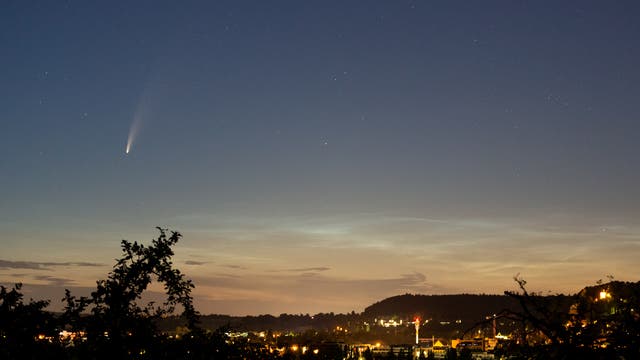 Komet c/2020 F3 (Neowise) über Herrenberg