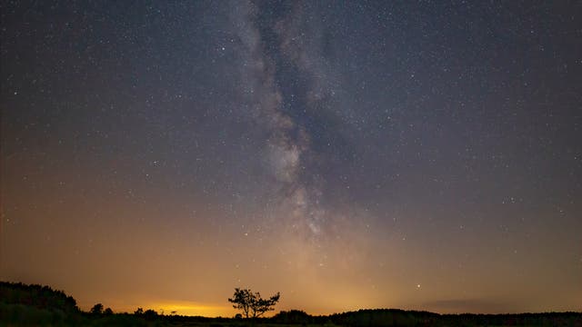 Mitternacht am kleinen Heidessee