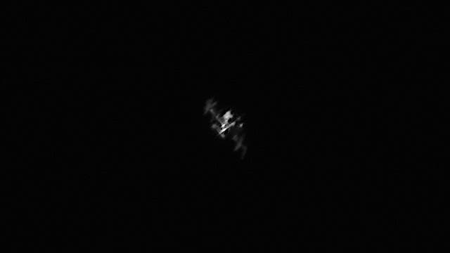 Aufnahme der ISS am Morgen des 9. Mai 2022