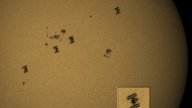 ISS-Transit vor der Sonne 