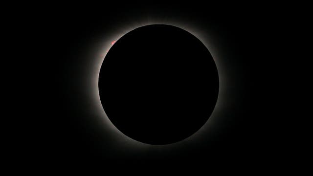 Eklipse, Sonnenfinsternis, Innere Korona und Protuberanzen, 22.7.2009 in China