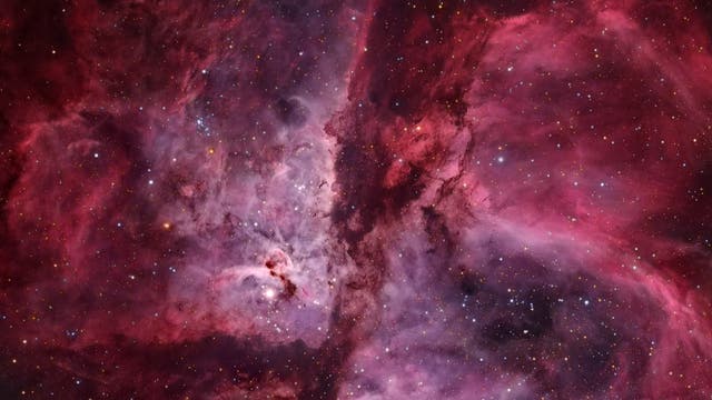 Inside the Great Carina and Keyhole Nebulae