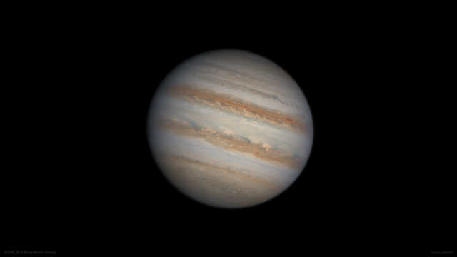 Ausdauer lohnt: Jupiter vom 20. Januar 2024 aus Bayern