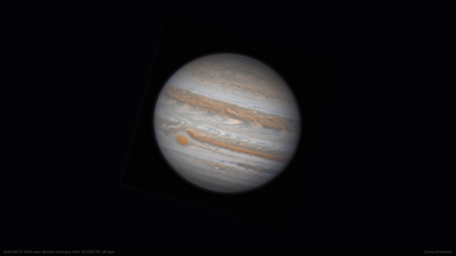 Jupiter am 7. August 2024, 30 Minuten nach Sonnenaufgang