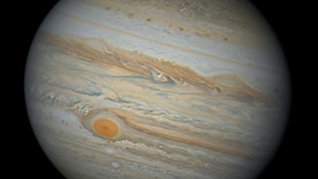Jupiter mit Rotem Fleck am 22. August 2022