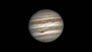 Doppeltransit Io und Europa vor Jupiter
