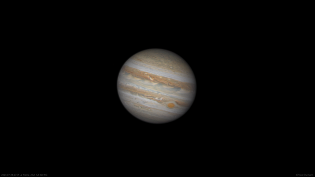 Jupiter aus La Palma 28. Juli 2024