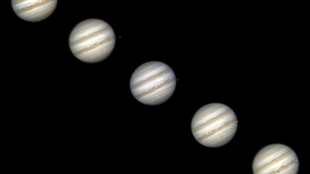 Oppositions-Jupiter mit Europa & Io