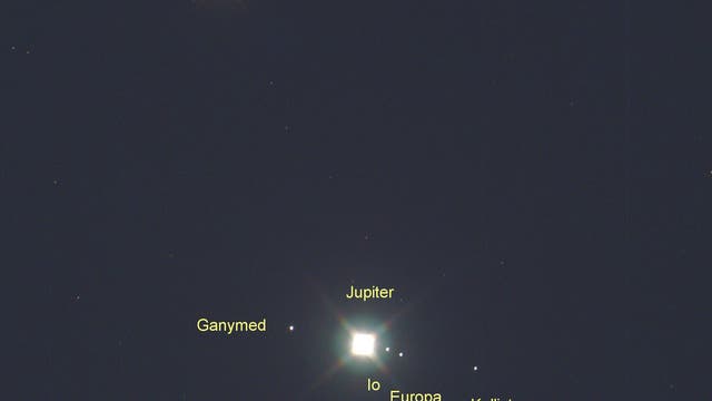 Mars und Jupiter am 15. August 2024