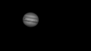 Jupiter mit zwei Schatten