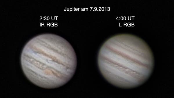 Erste Jupiteraufnahmen am Morgenhimmel