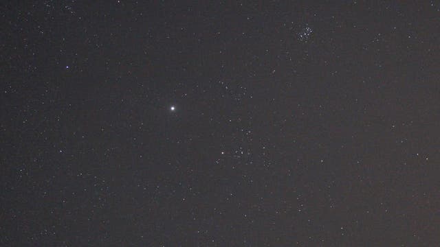 Jupiter im Sternbild Stier