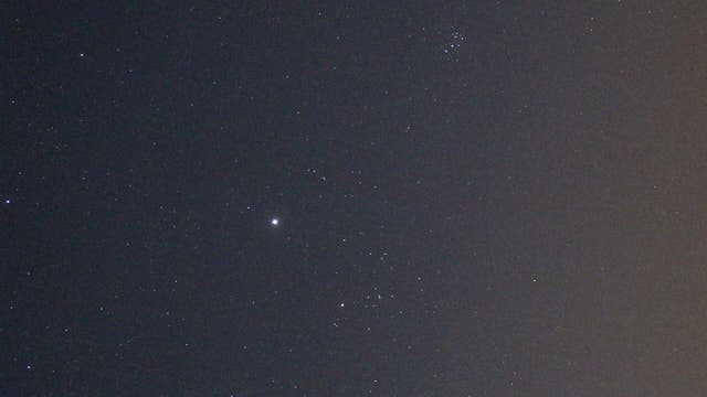 Jupiter im Sternbild Stier