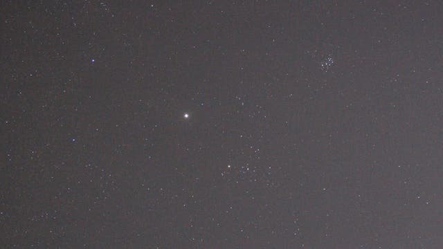 Jupiter im Sternbild Stier