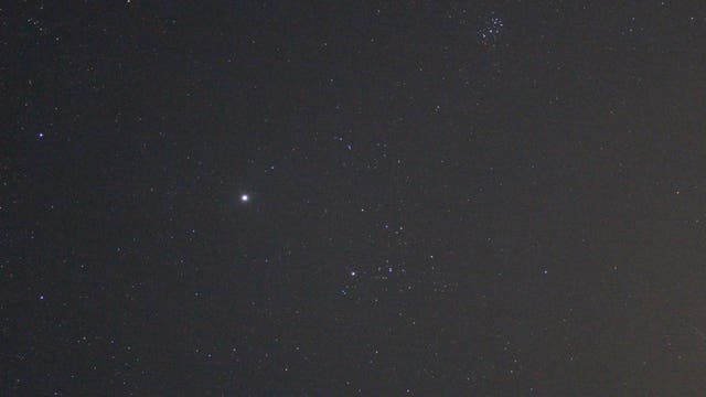 Jupiter im Sternbild Stier