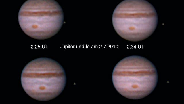 Jupiter mit zweitem roten Fleck