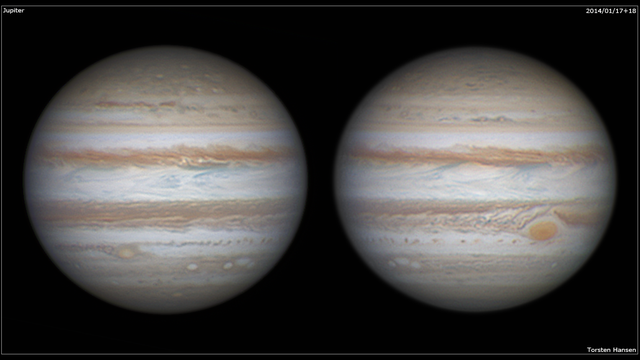 Jupiter 17./18. Januar 2014