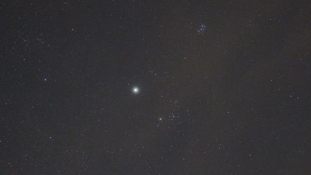 Jupiter im Sternbild Stier
